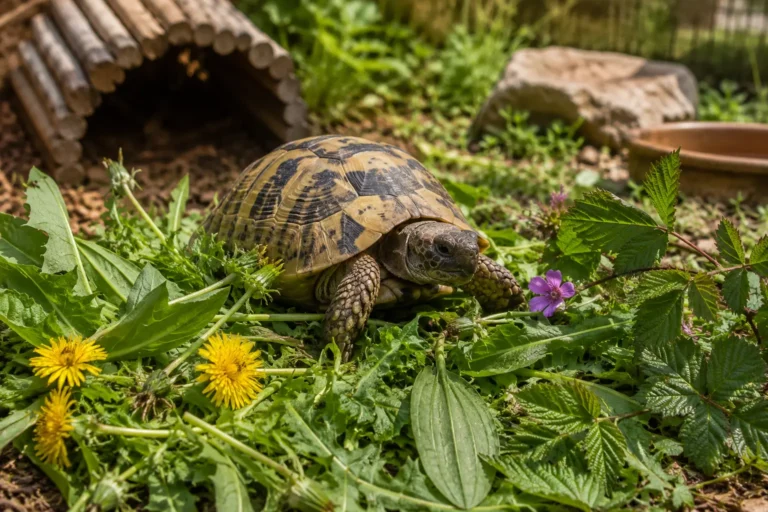 Aliments adaptés à la tortue terrestre : liste complète