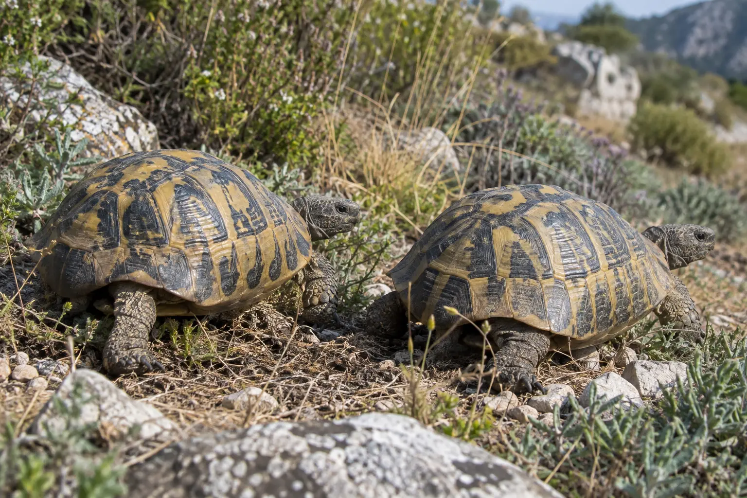 Tortue mâle ou femelle : comment reconnaître son sexe ?